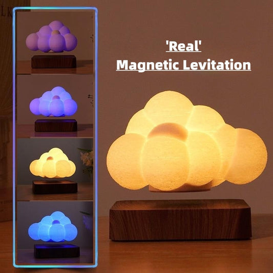 Novelty Night Light Magnetic Levitation Cloud Lamp Creativity Floating