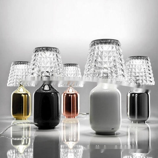 Chic Comfortable Italian Designer Mosaic Nightstand Light for Living