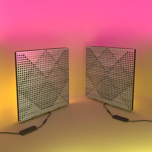 2-Pack LED Panels - RGB Table Lamp for Studio & Gaming