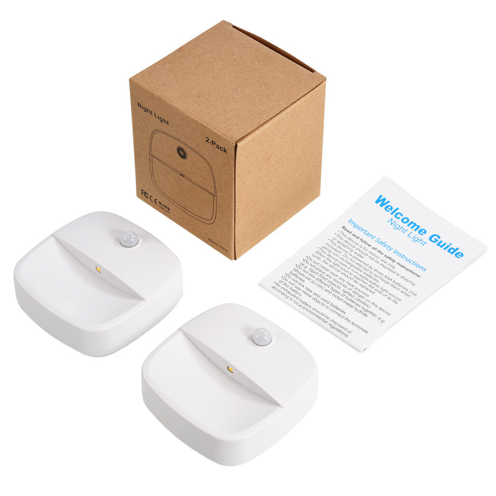 Motion Sensor Light, Veshow Battery Powered Night Light, Stick on LED
