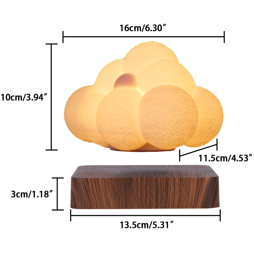 Novelty Night Light Magnetic Levitation Cloud Lamp Creativity Floating