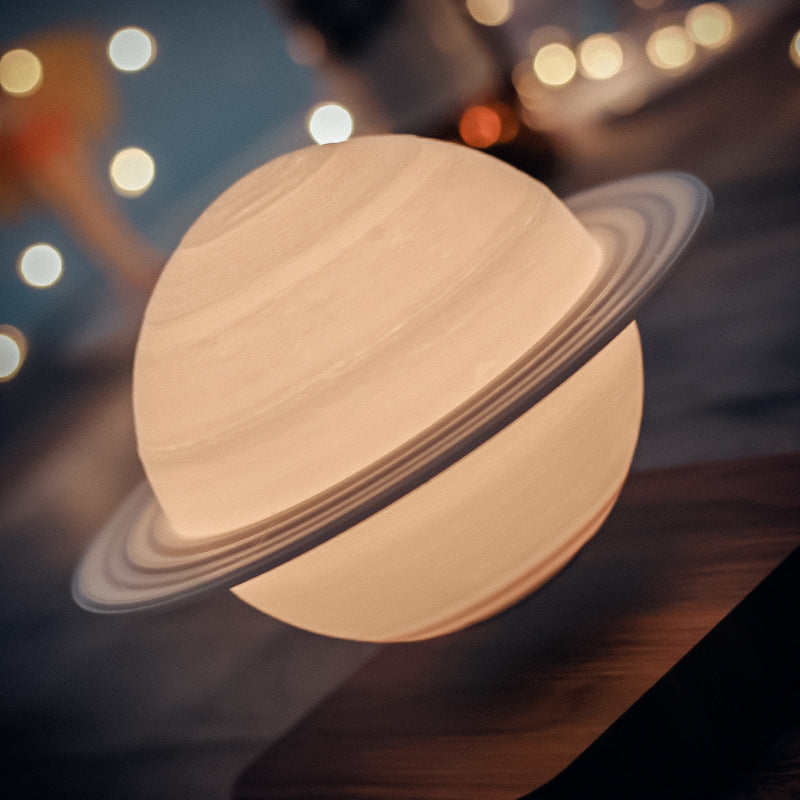 Floating magnetic night light lunar