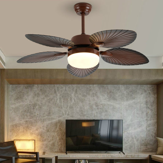 Vintage Palm Frond Dining Ceiling Lamp
