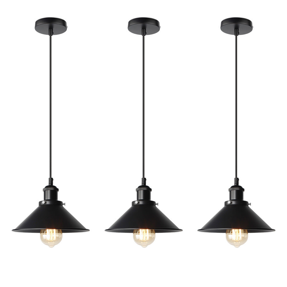 Vintage Iron Lid Industrial Restaurant Light American Design