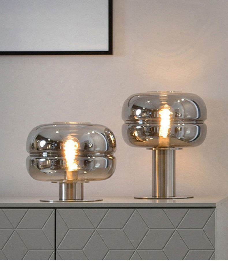 Contemporary Simple Glass Lounge Compact Side Light