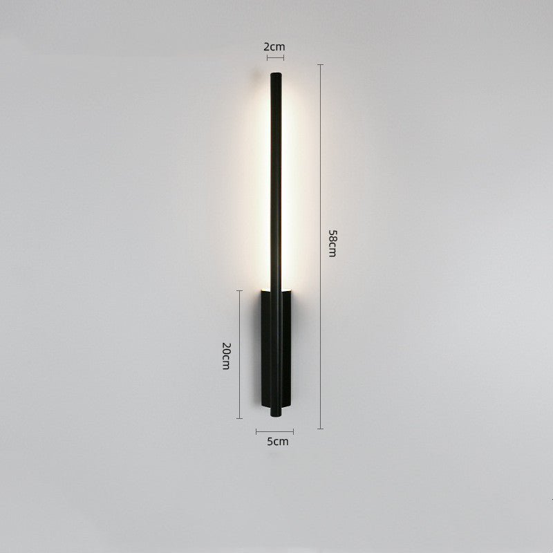 Sleek Gold Stripe Wall Light Scandinavian