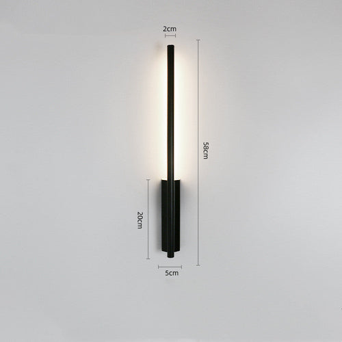 Sleek Gold Stripe Wall Light Scandinavian