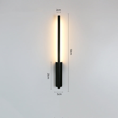 Sleek Gold Stripe Wall Light Scandinavian