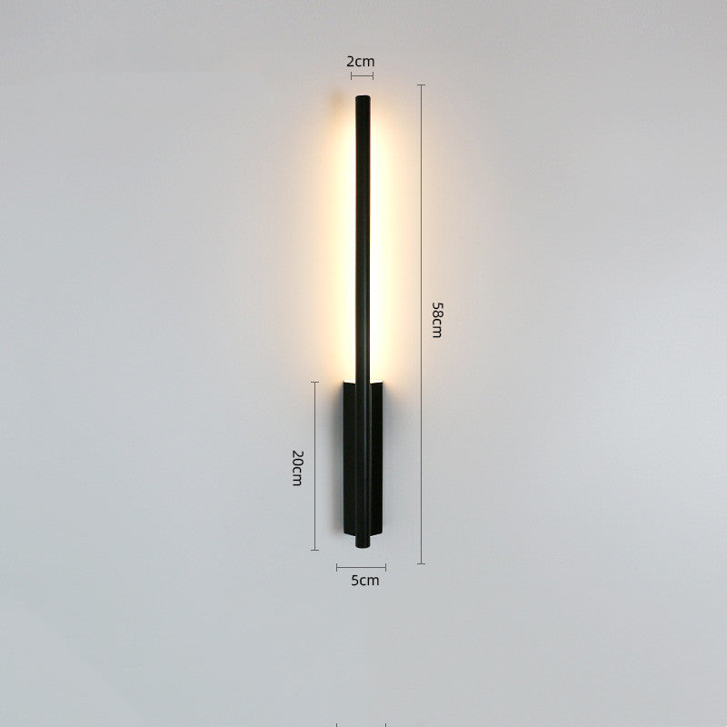 Sleek Gold Stripe Wall Light Scandinavian
