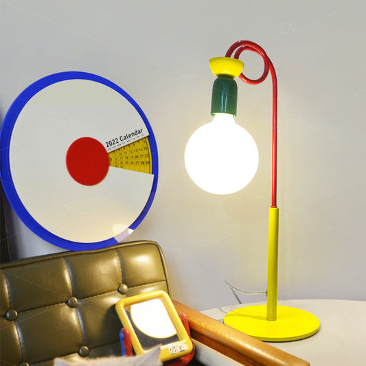 Multicolor Living Area Accent Table Bedroom Nightstand Light