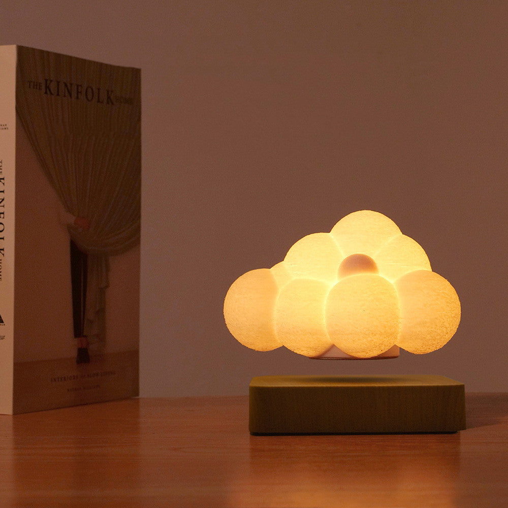 Novelty Night Light Magnetic Levitation Cloud Lamp Creativity Floating